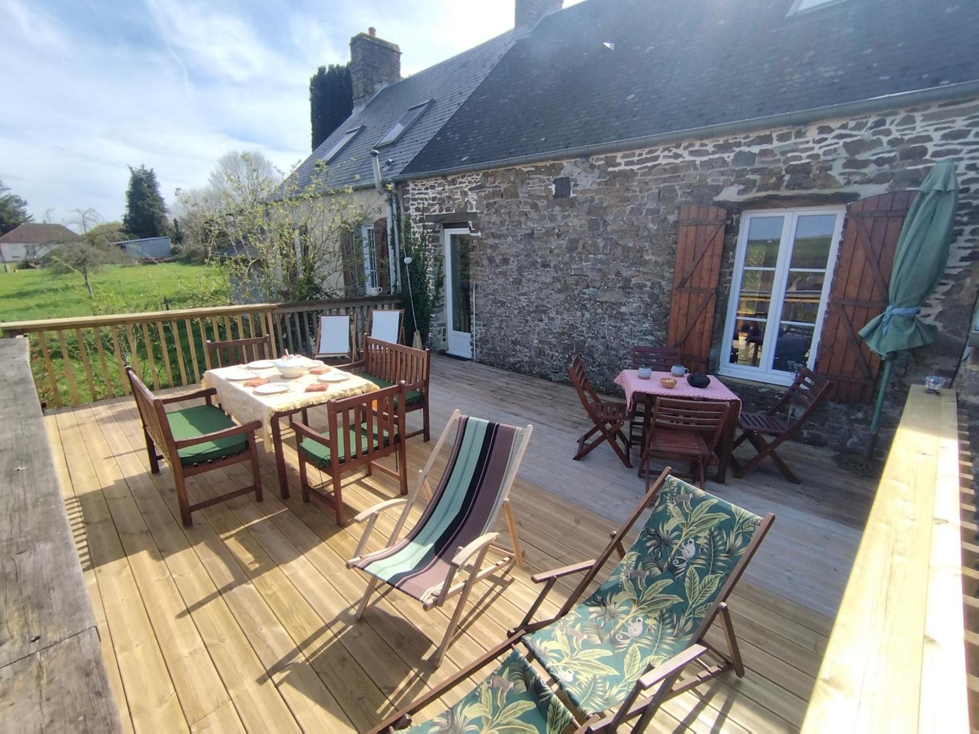 Chalet Des Roches Roche D'Oetre Suisse Normande Saint-Philbert-sur-Orne Bagian luar foto